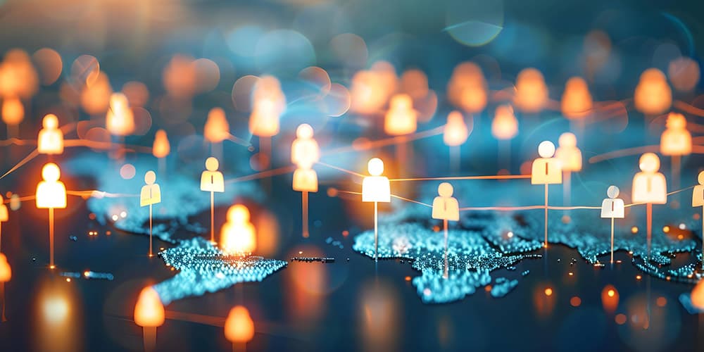 Digitales Recruiting-Netzwerk - Menschen verbinden